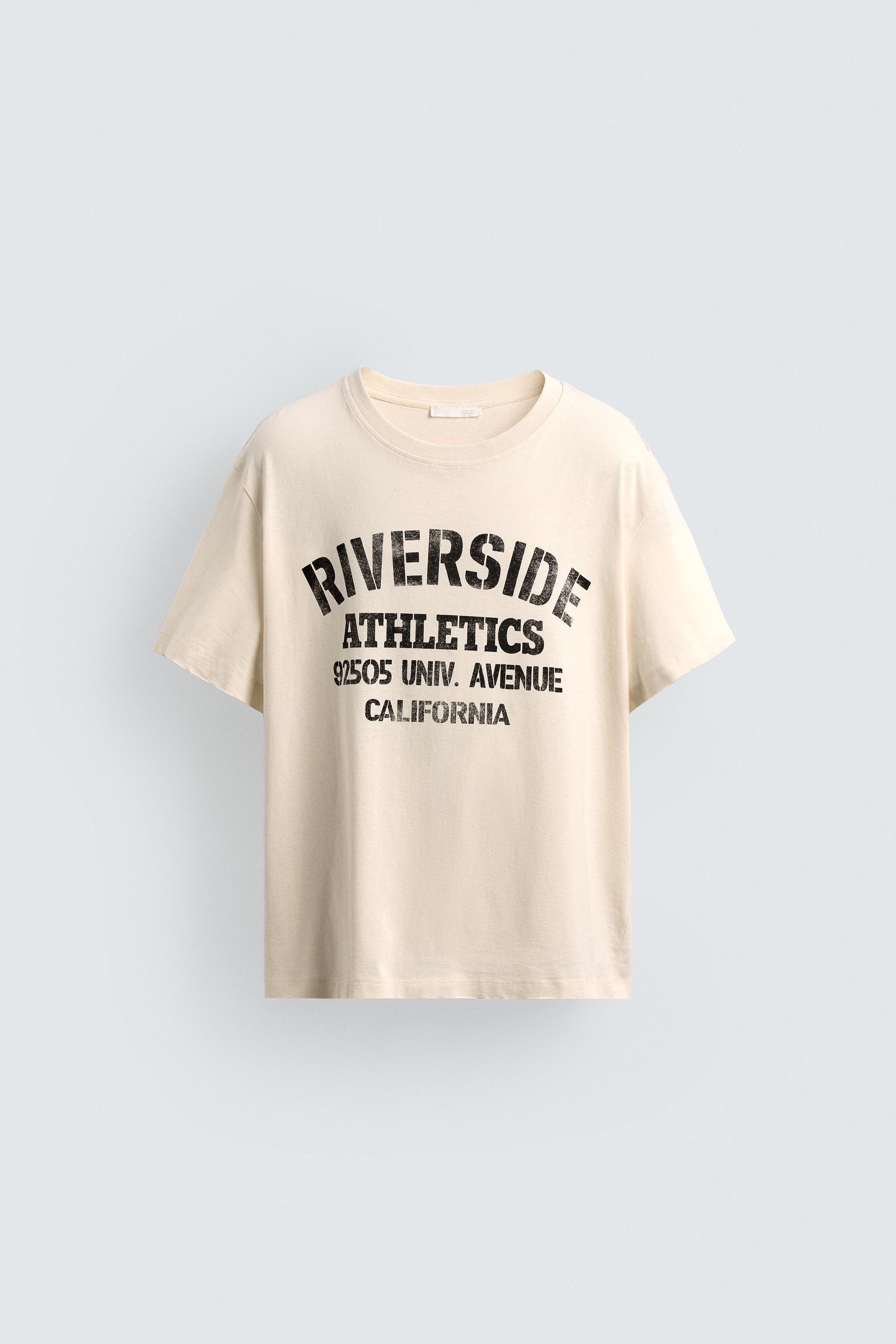 RELAXED FIT WASHED TEXT T-SHIRT